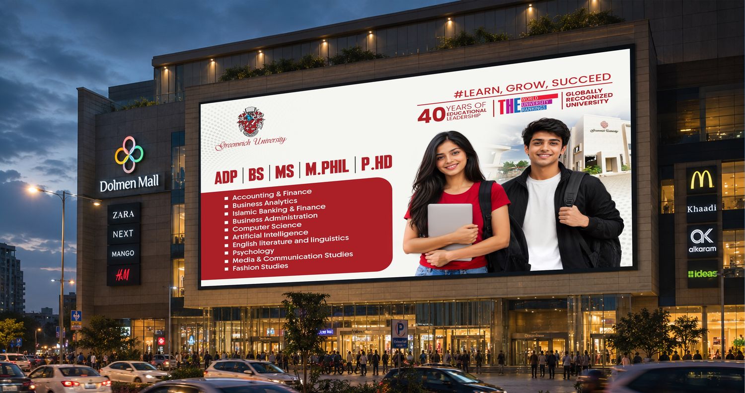 Admission campaign banners