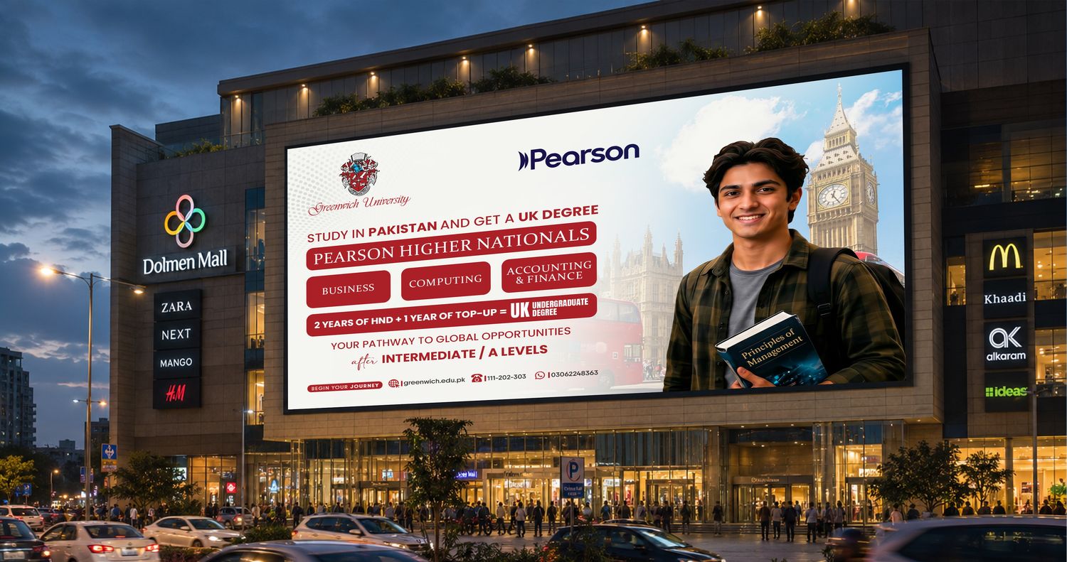 Admission campaign banners