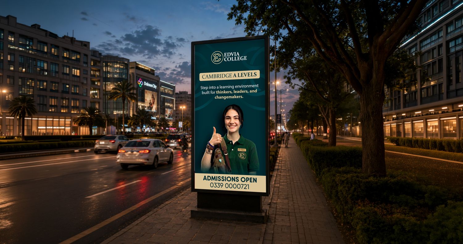 Admission campaign banners