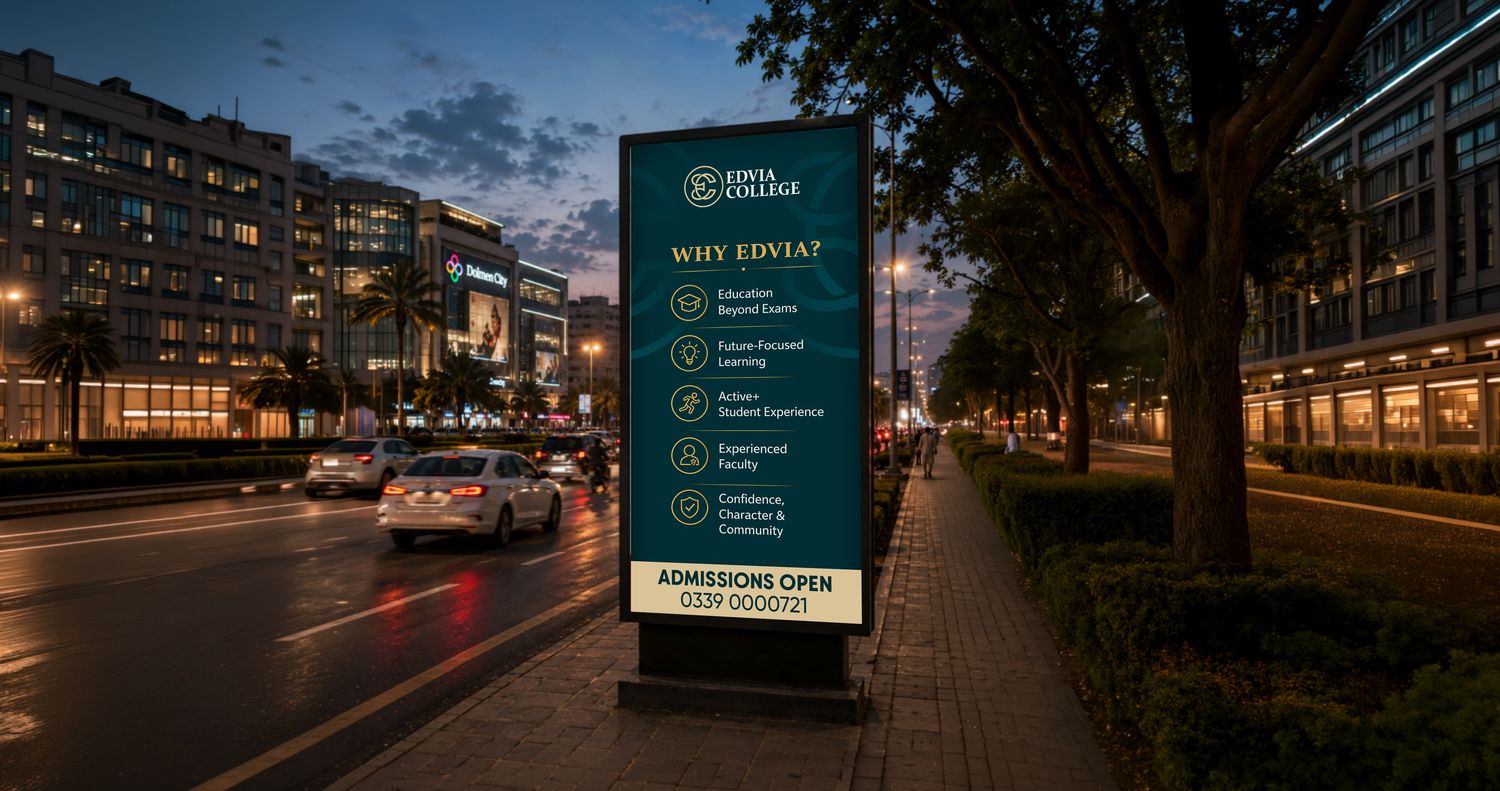 Admission campaign banners